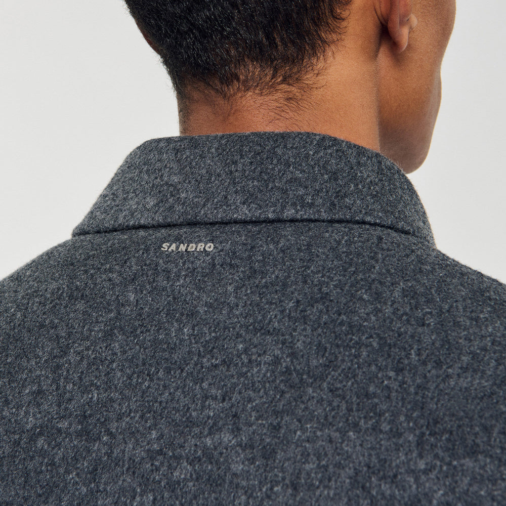 Sandro Men Double-faced wool jacket