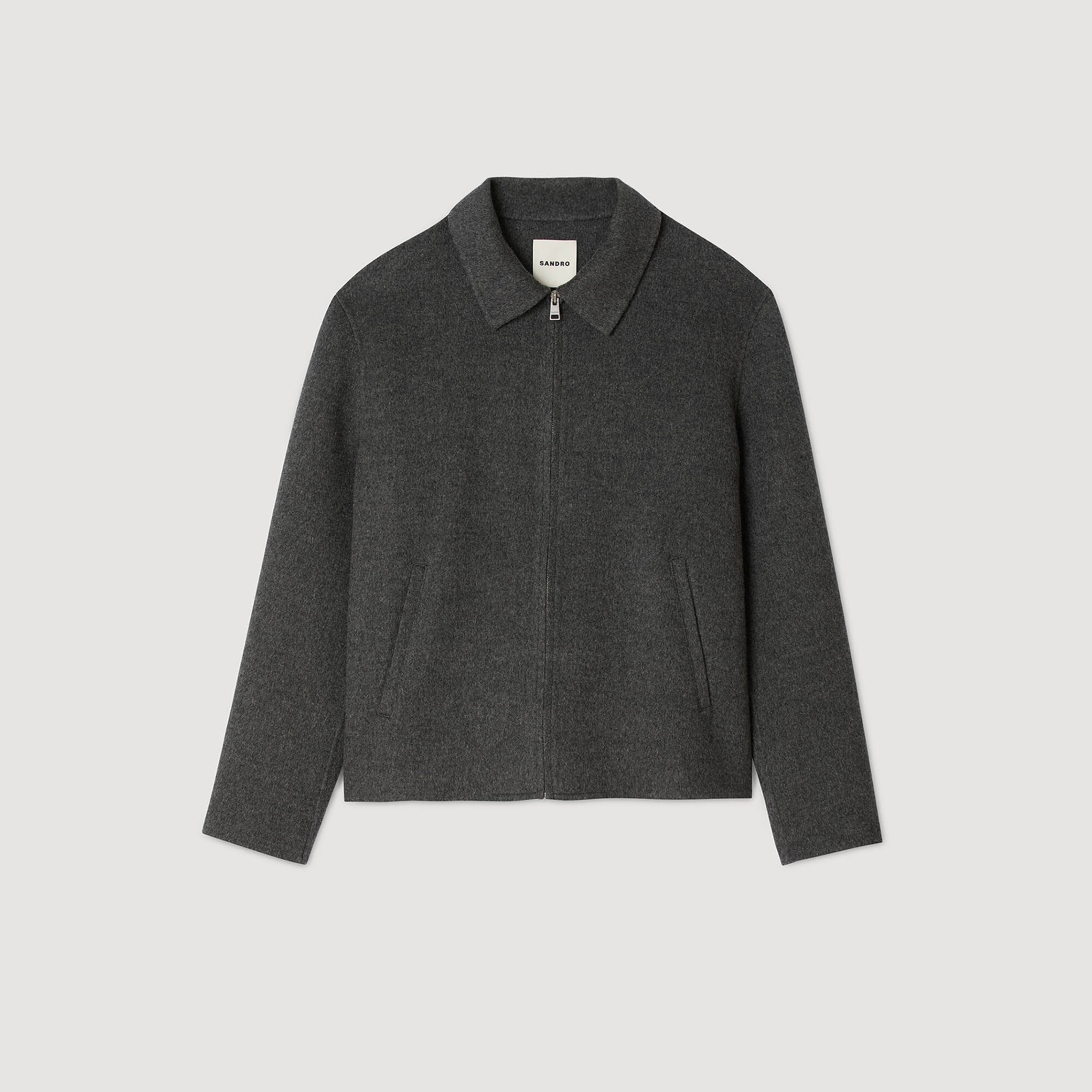Sandro Men Double-faced wool jacket