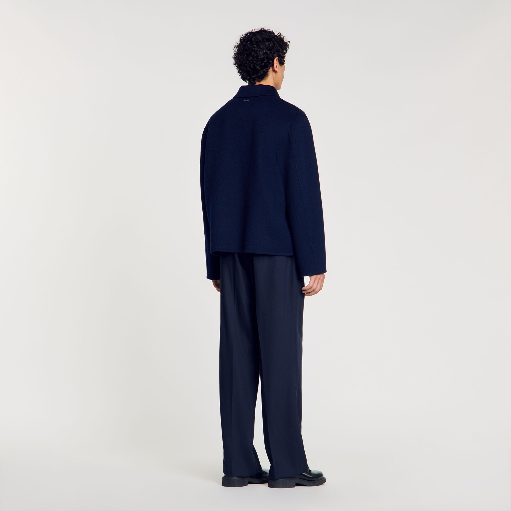 Sandro Men Double-faced wool jacket
