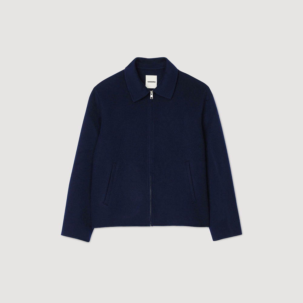 Sandro Men Double-faced wool jacket