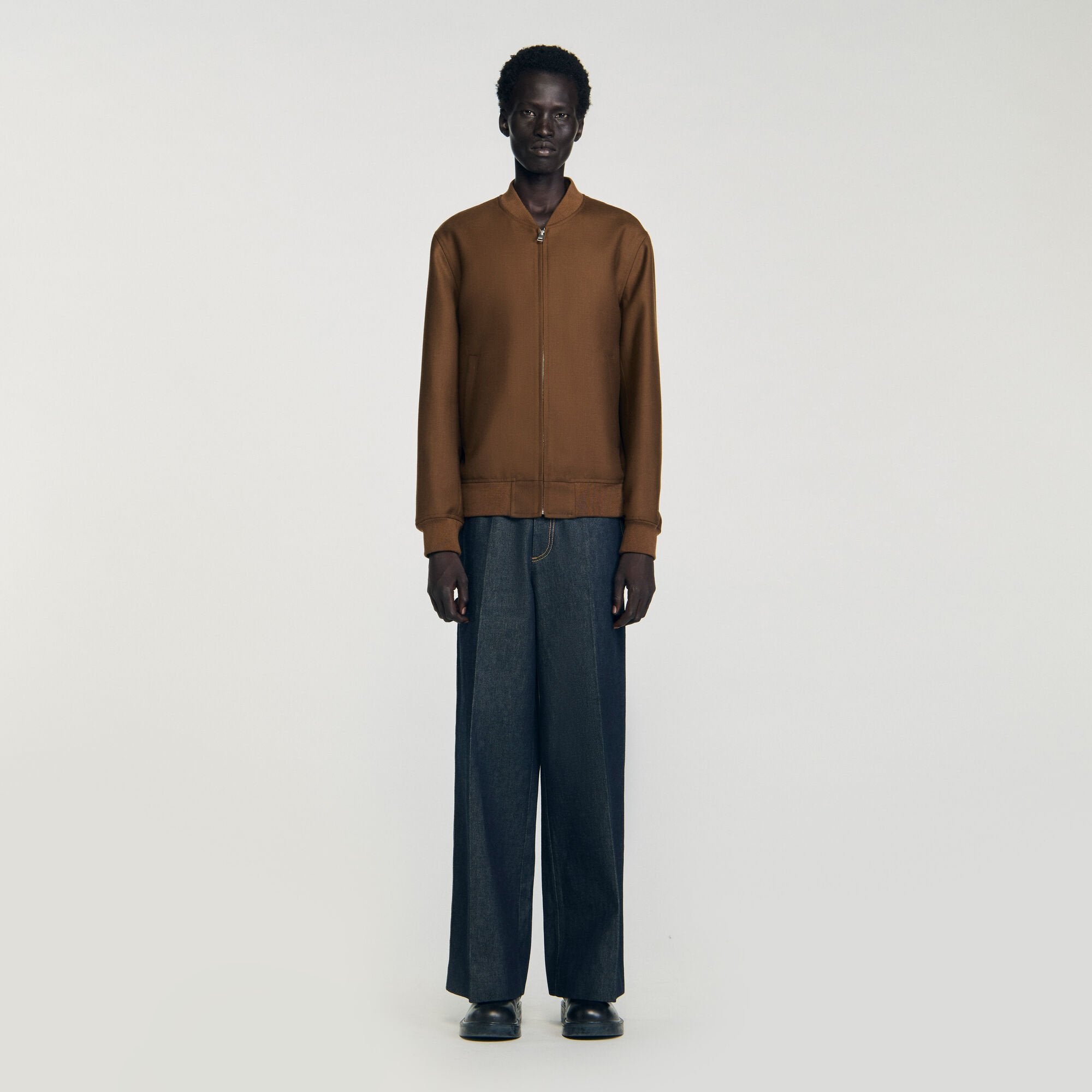 Sandro Men Zip-up jacket