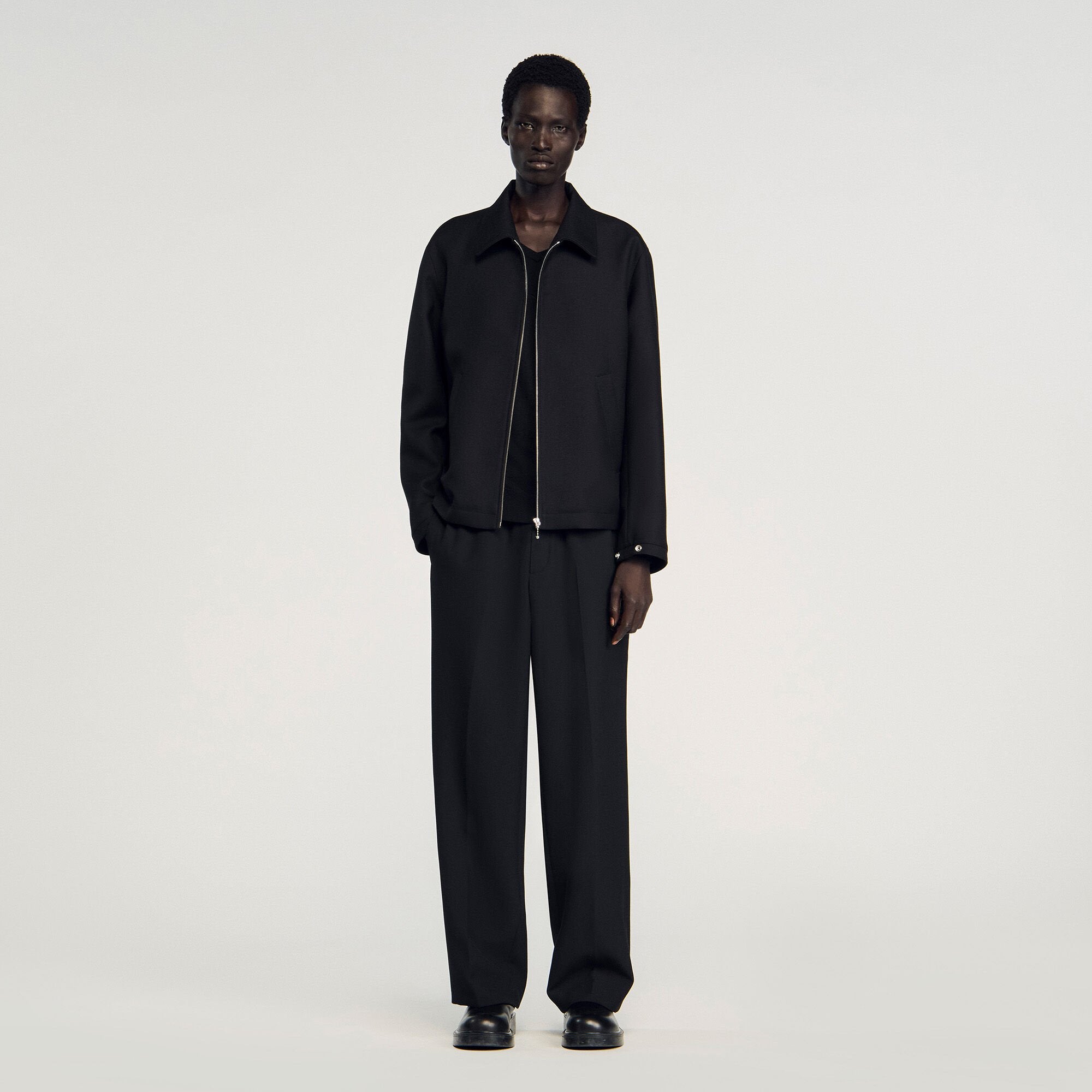 Sandro Men Zip-up jacket