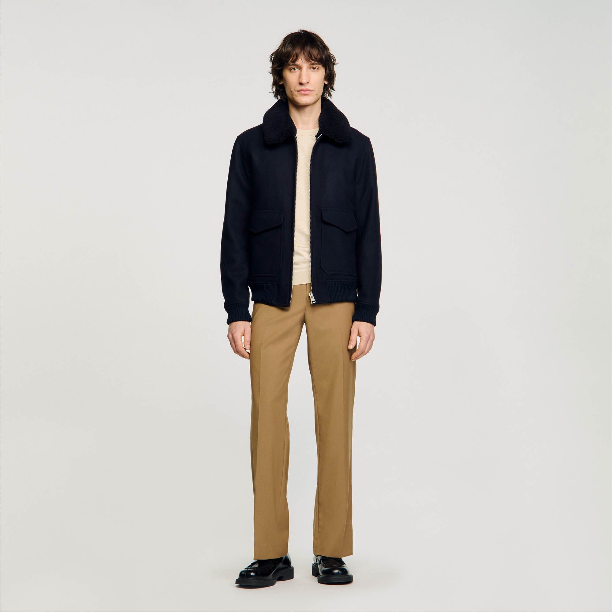 Sandro Men Zip-up jacket