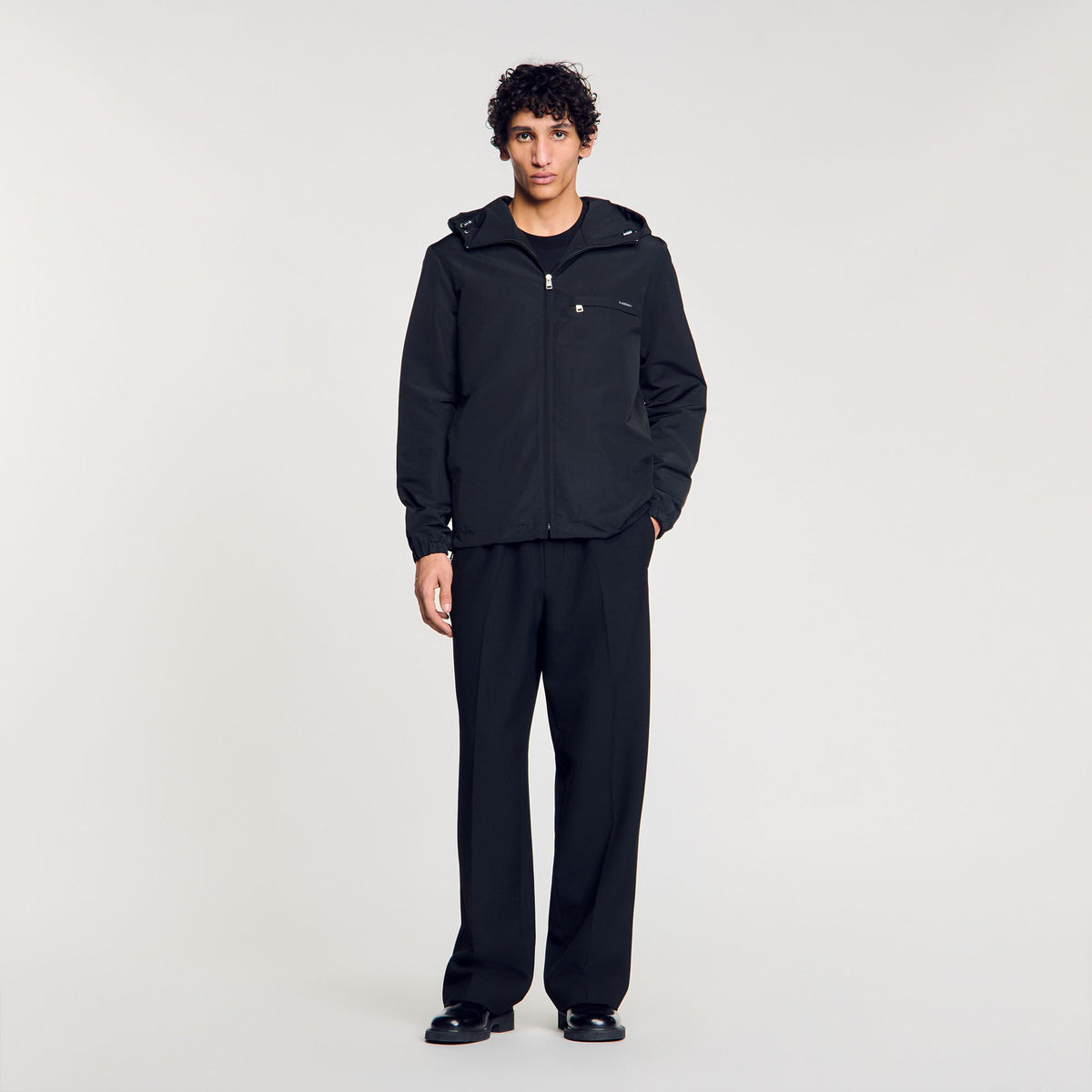 Sandro Men Nylon windbreaker