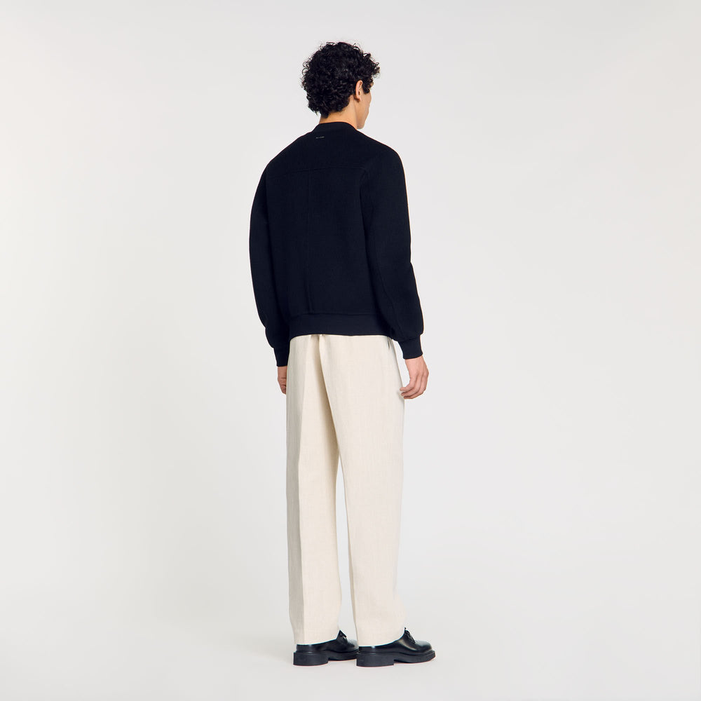 Sandro Men Double-faced wool jacket