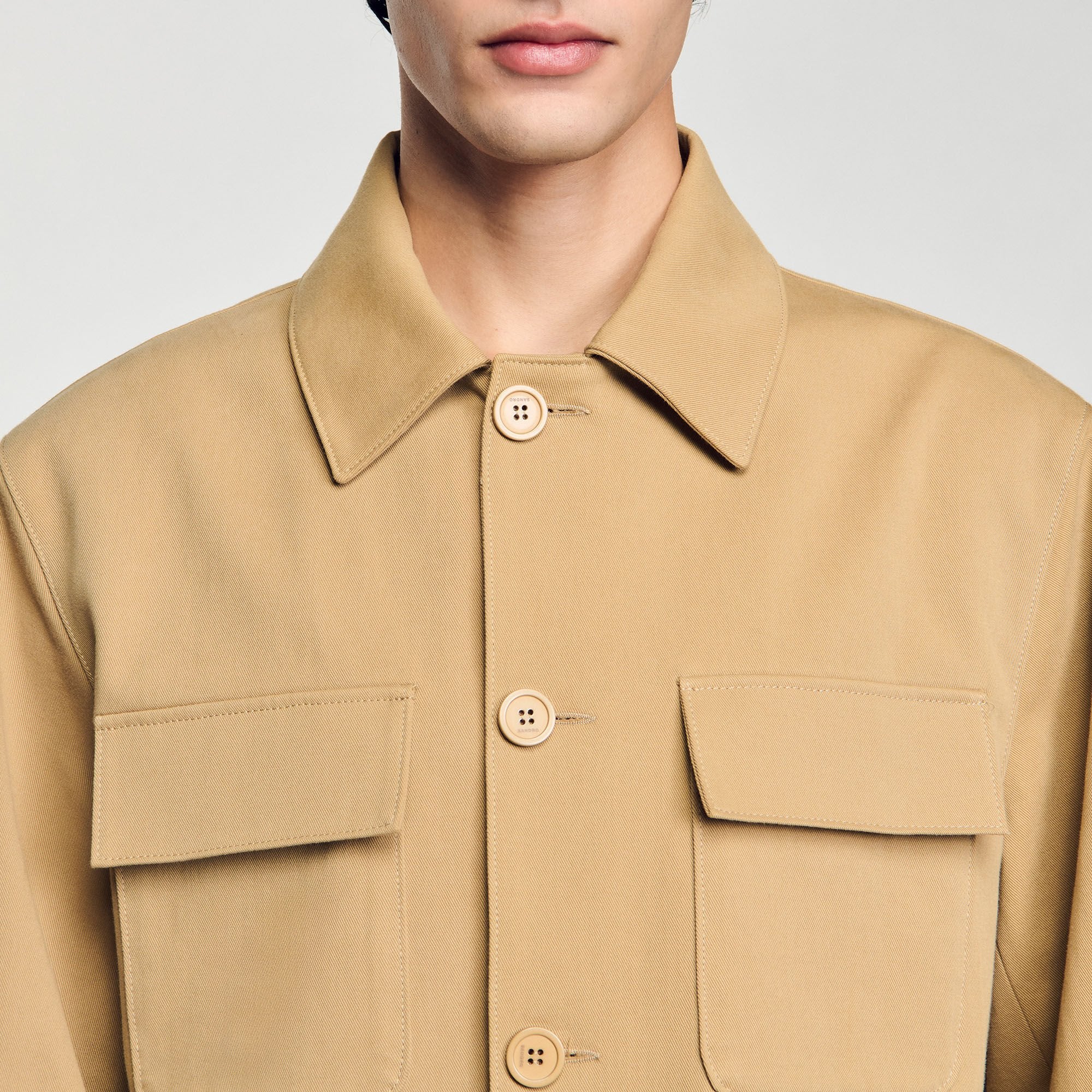 Sandro Men Oversized shirt with pockets