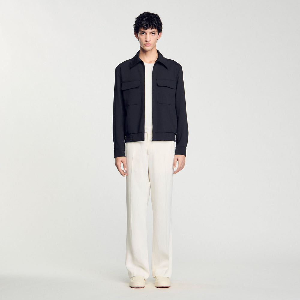 Sandro Men Zip-up jacket