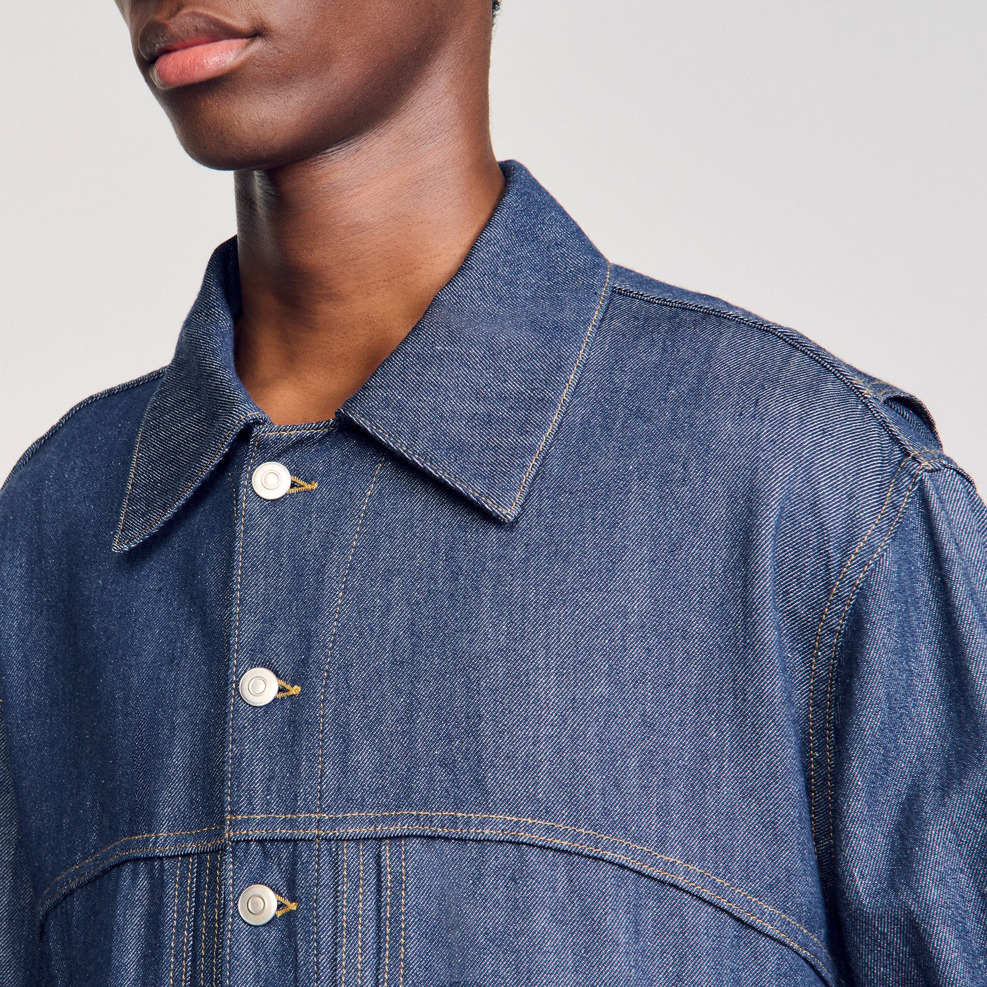 Sandro Men Chambray jacket