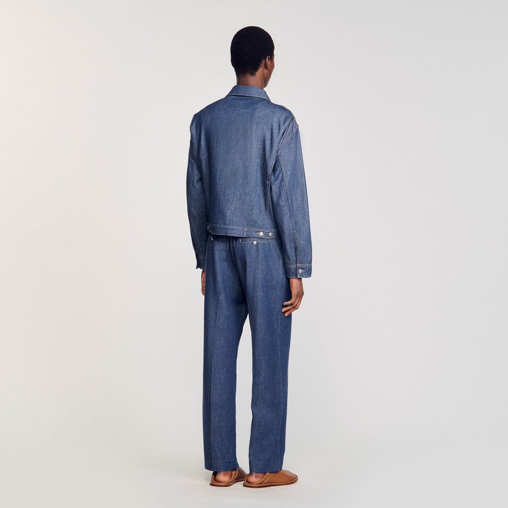 Sandro Men Chambray jacket