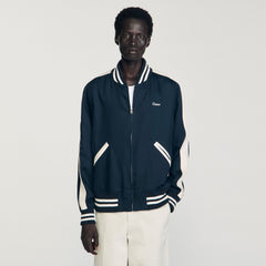 Sandro Men Zip-up varsity jacket