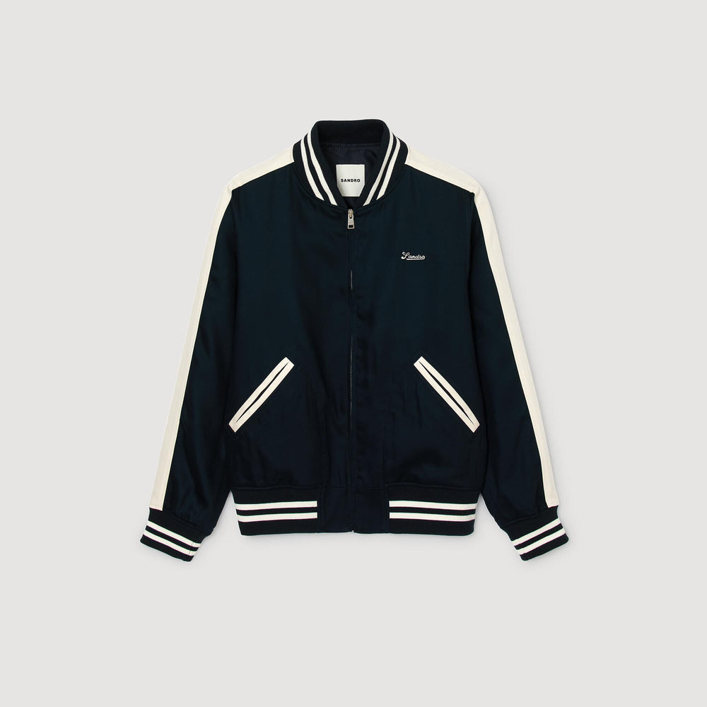 Sandro Men Zip-up varsity jacket