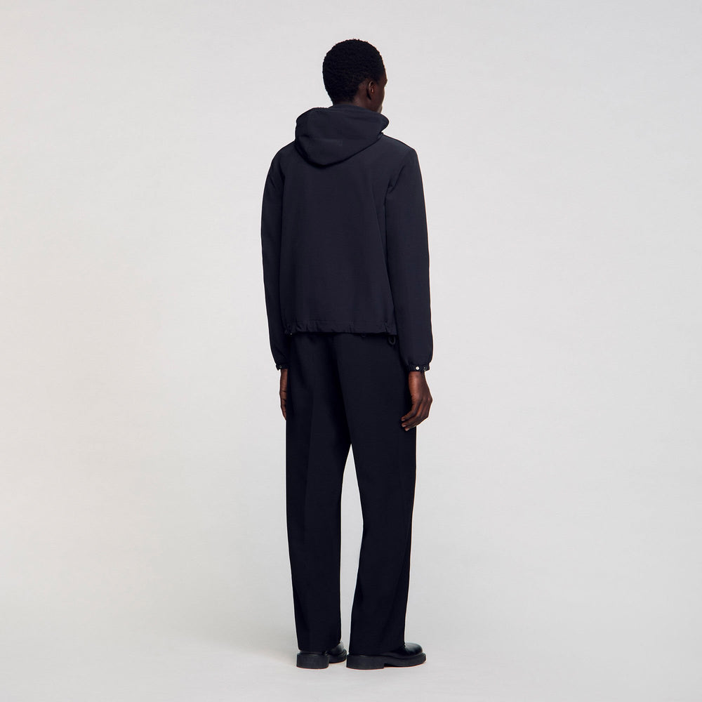 Sandro Men Zip-up hooded jacket
