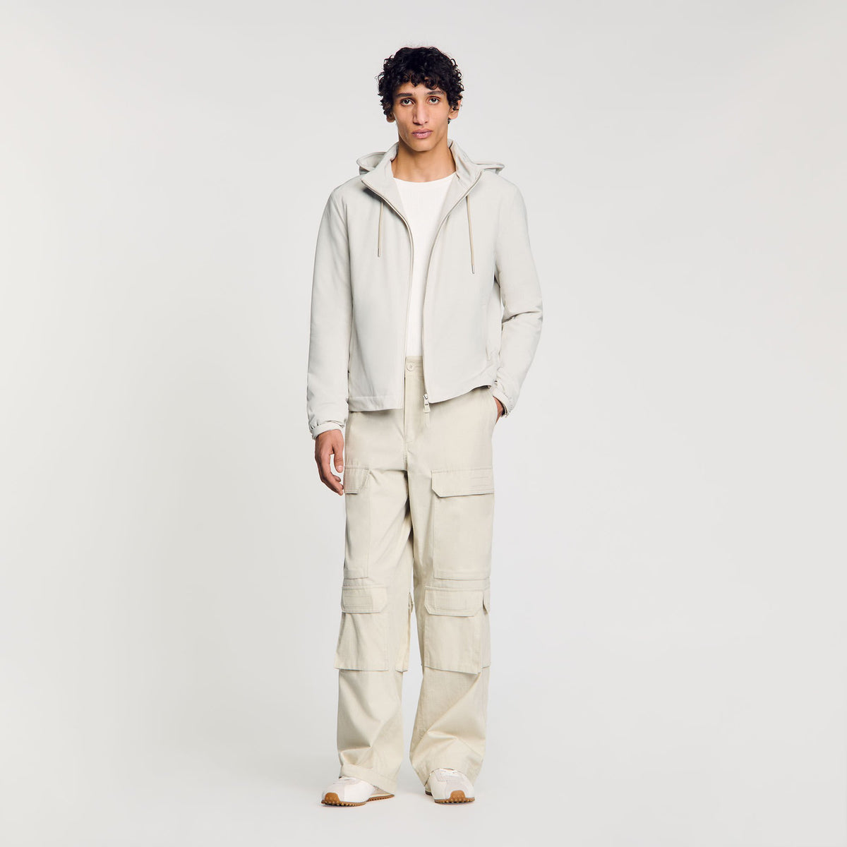 Sandro Men Zip-up hooded jacket
