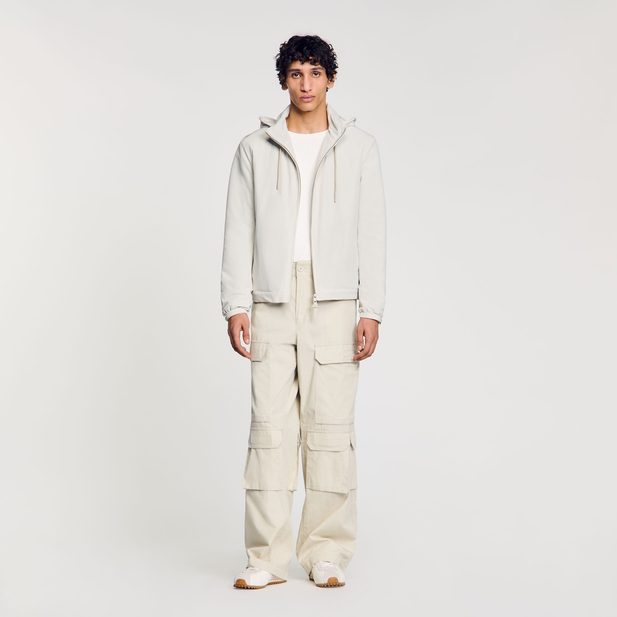 Sandro Men Zip-up hooded jacket