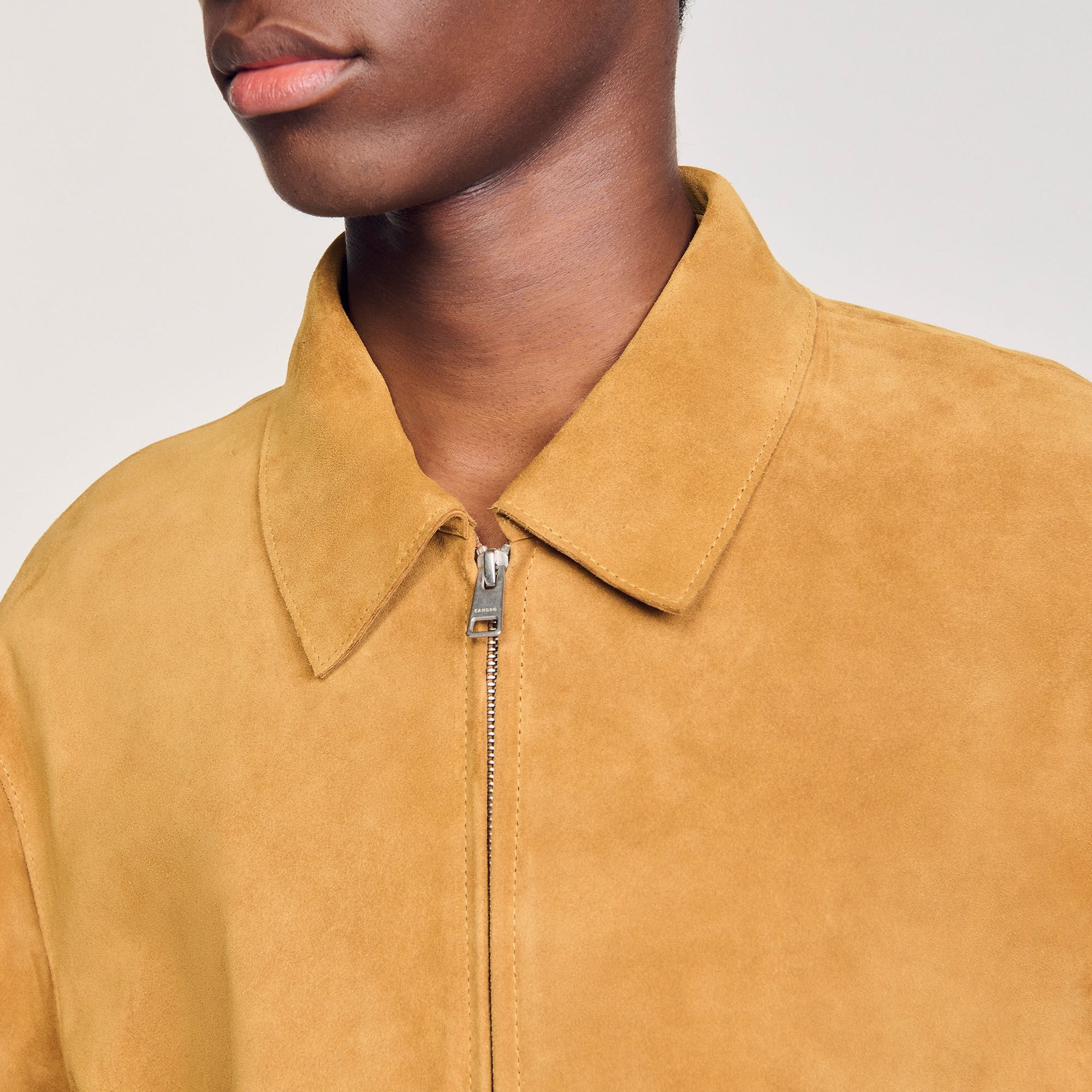 Sandro Men Split leather jacket