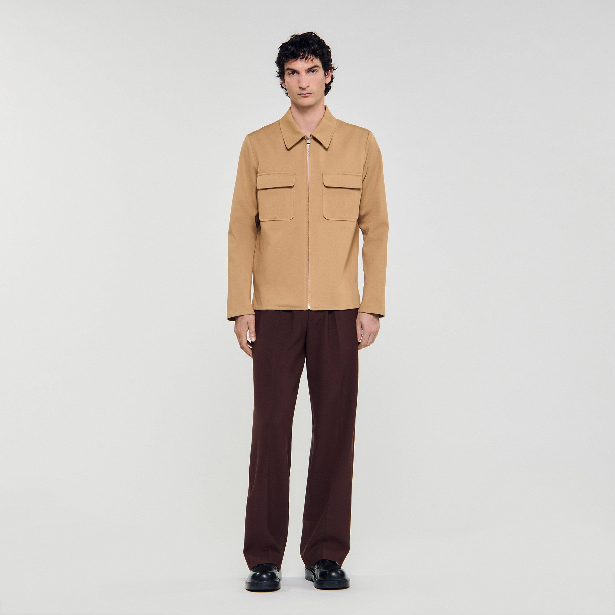 Sandro Men Zip-up pocket jacket