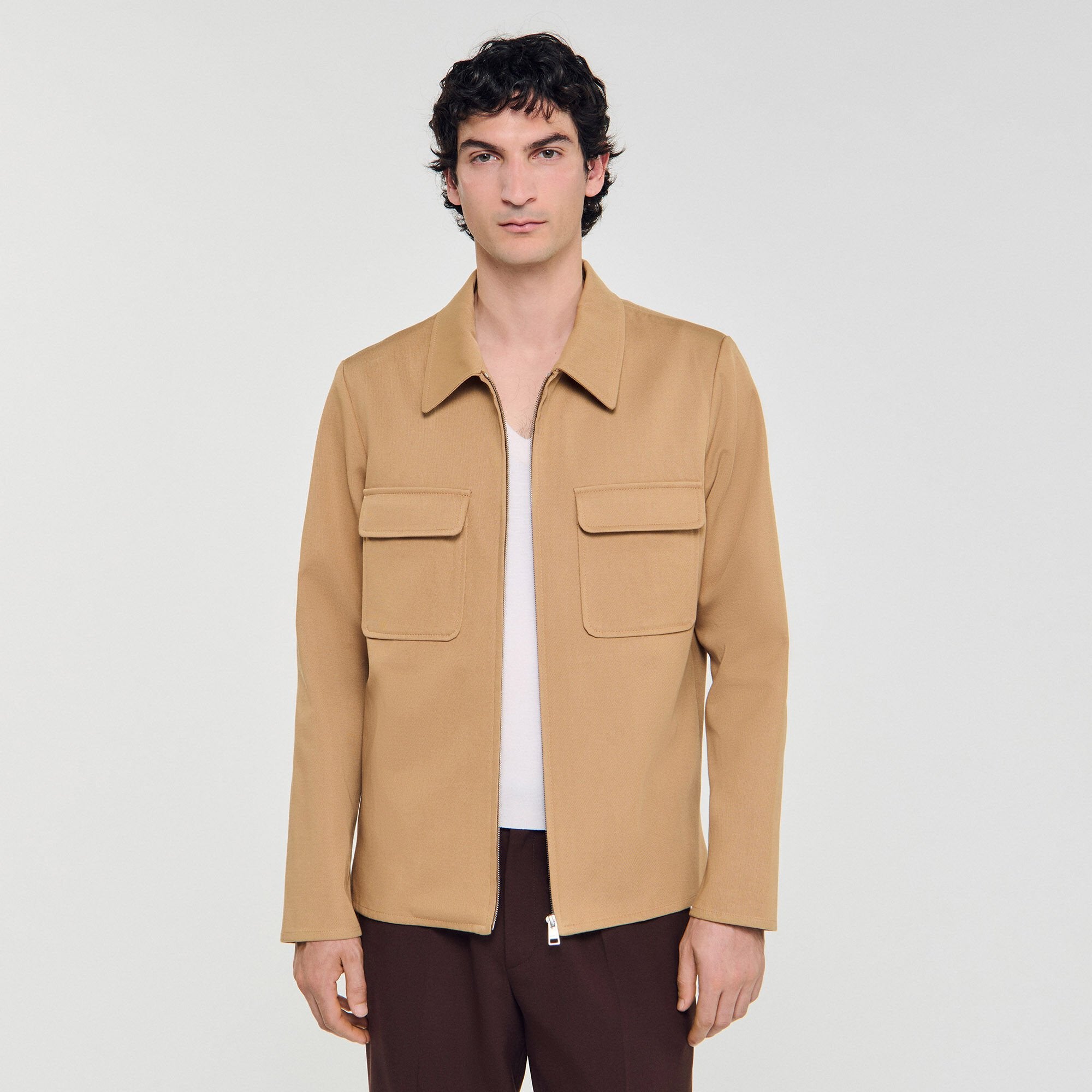 Sandro Men Zip-up pocket jacket