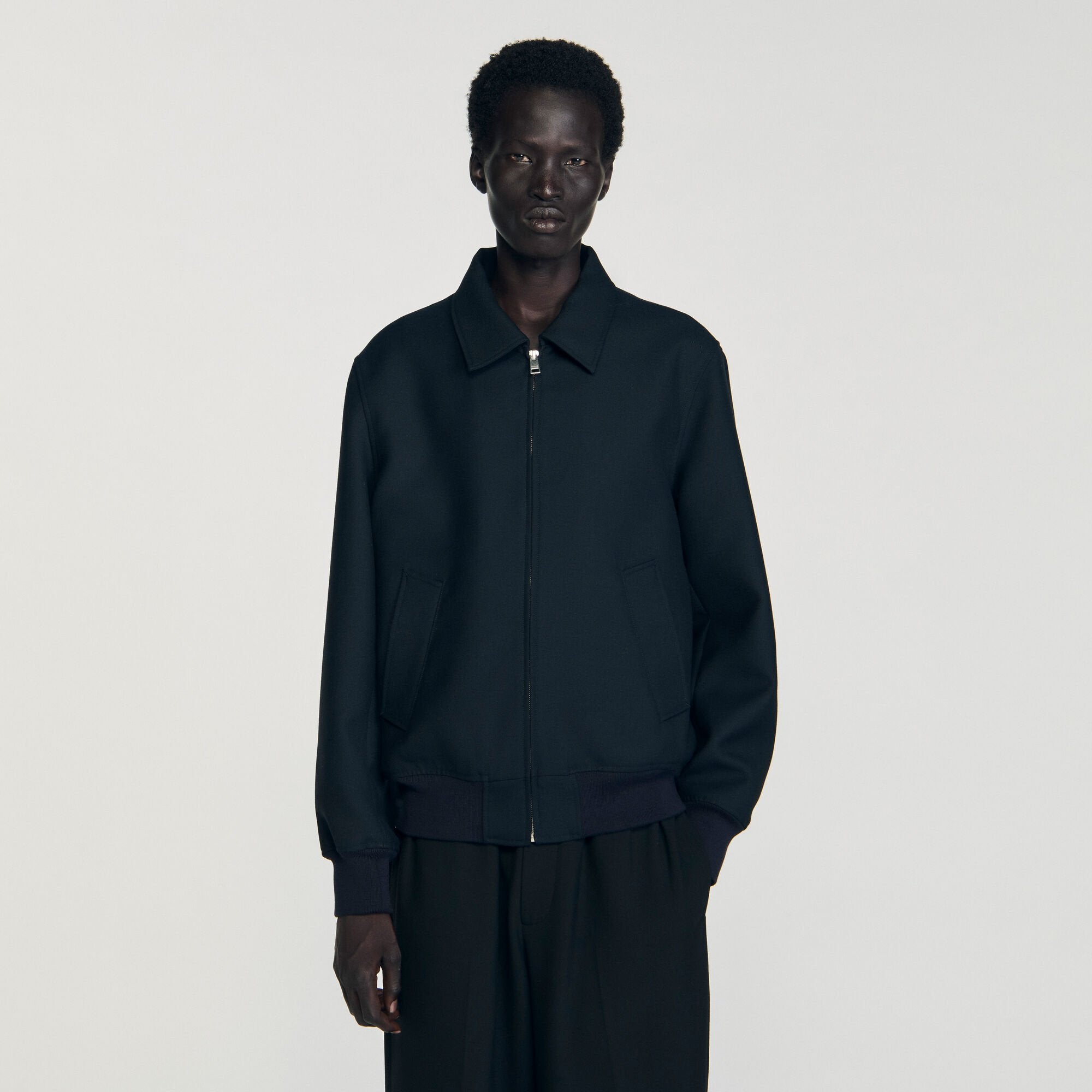 Sandro Men Casual zip-up jacket