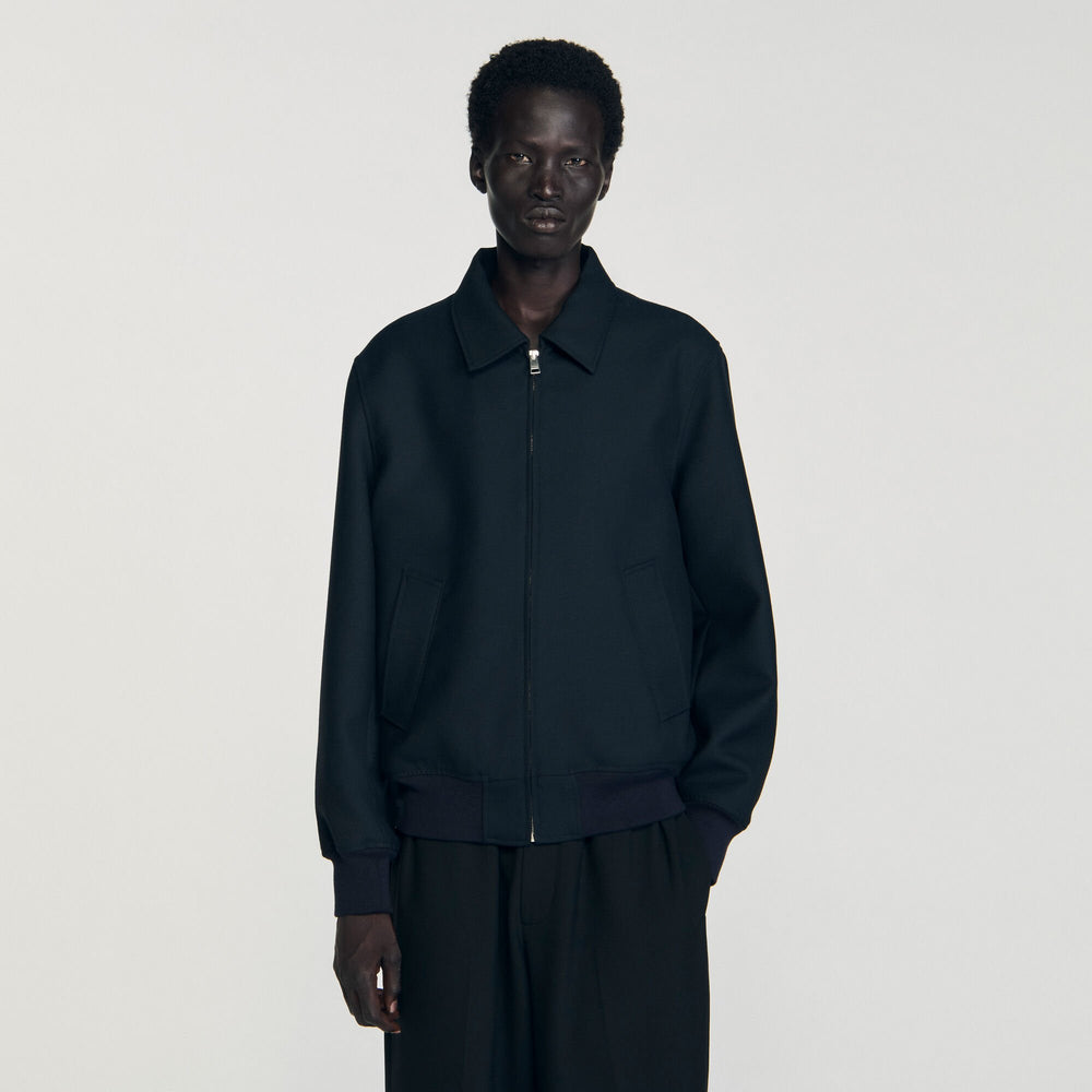 Sandro Men Casual zip-up jacket