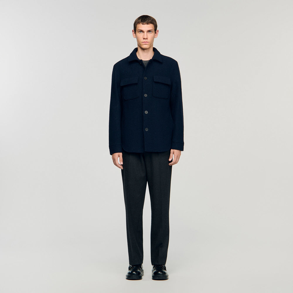 Sandro Men Wool overshirt