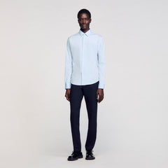 Sandro Men Fitted stretch cotton shirt