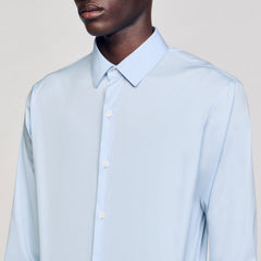 Sandro Men Fitted stretch cotton shirt