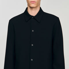 Sandro Men Long-sleeved jersey shirt