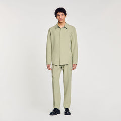 Sandro Men Long-sleeved jersey shirt
