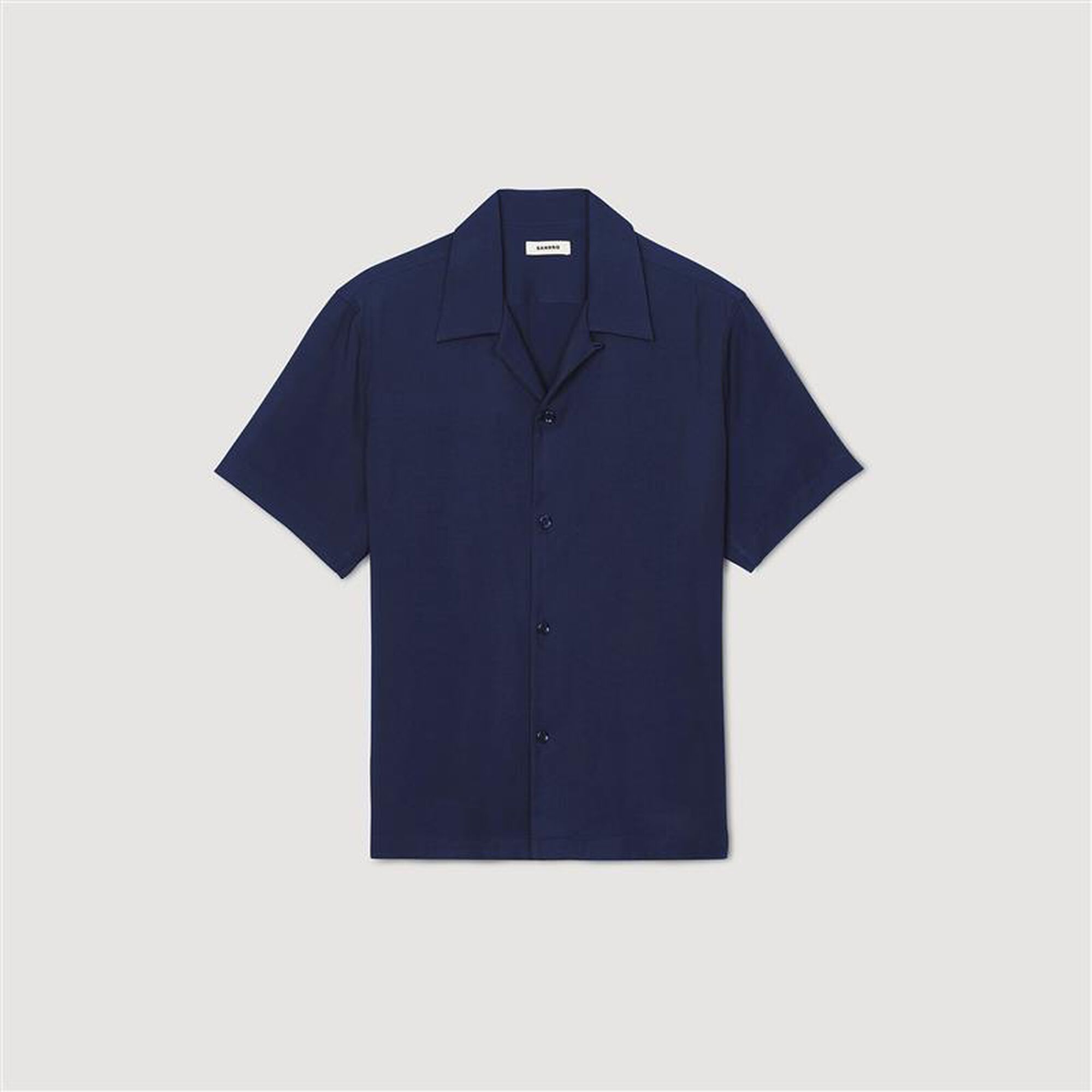 Sandro Men Shark collar shirt