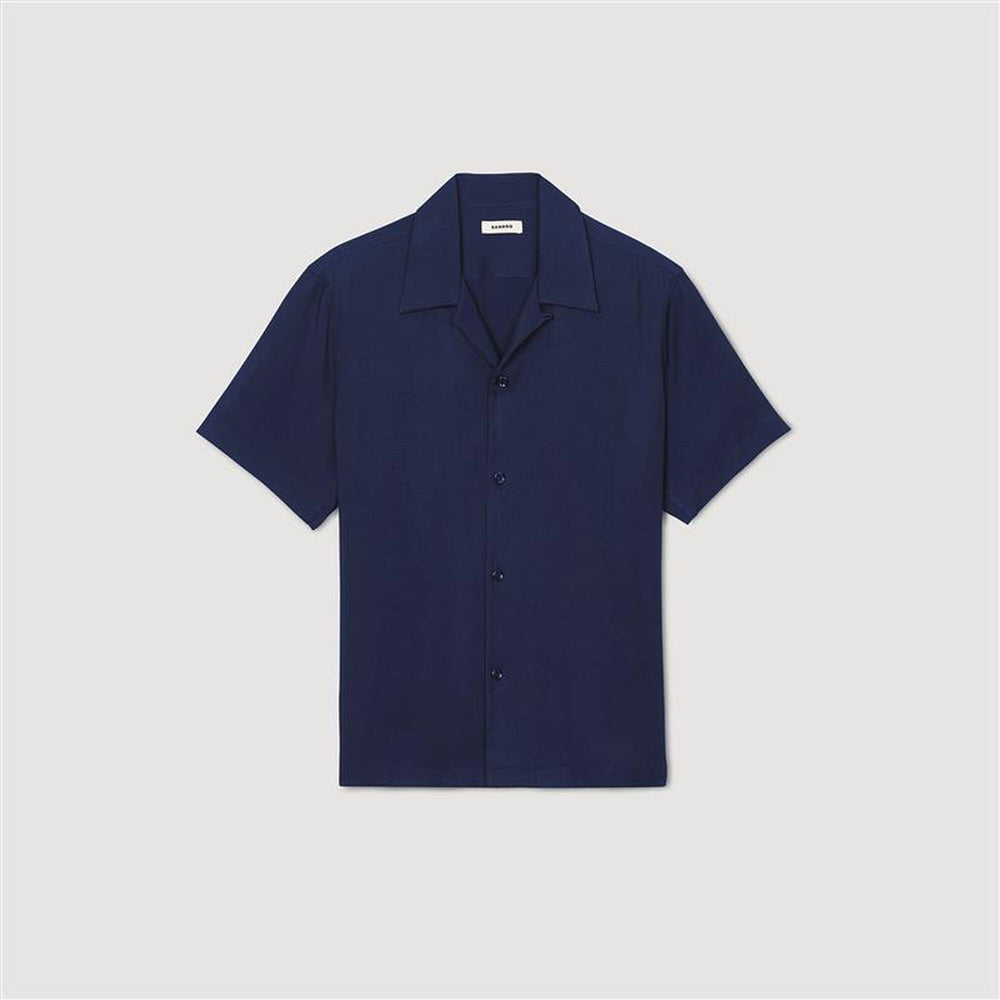 Sandro Men Shark collar shirt
