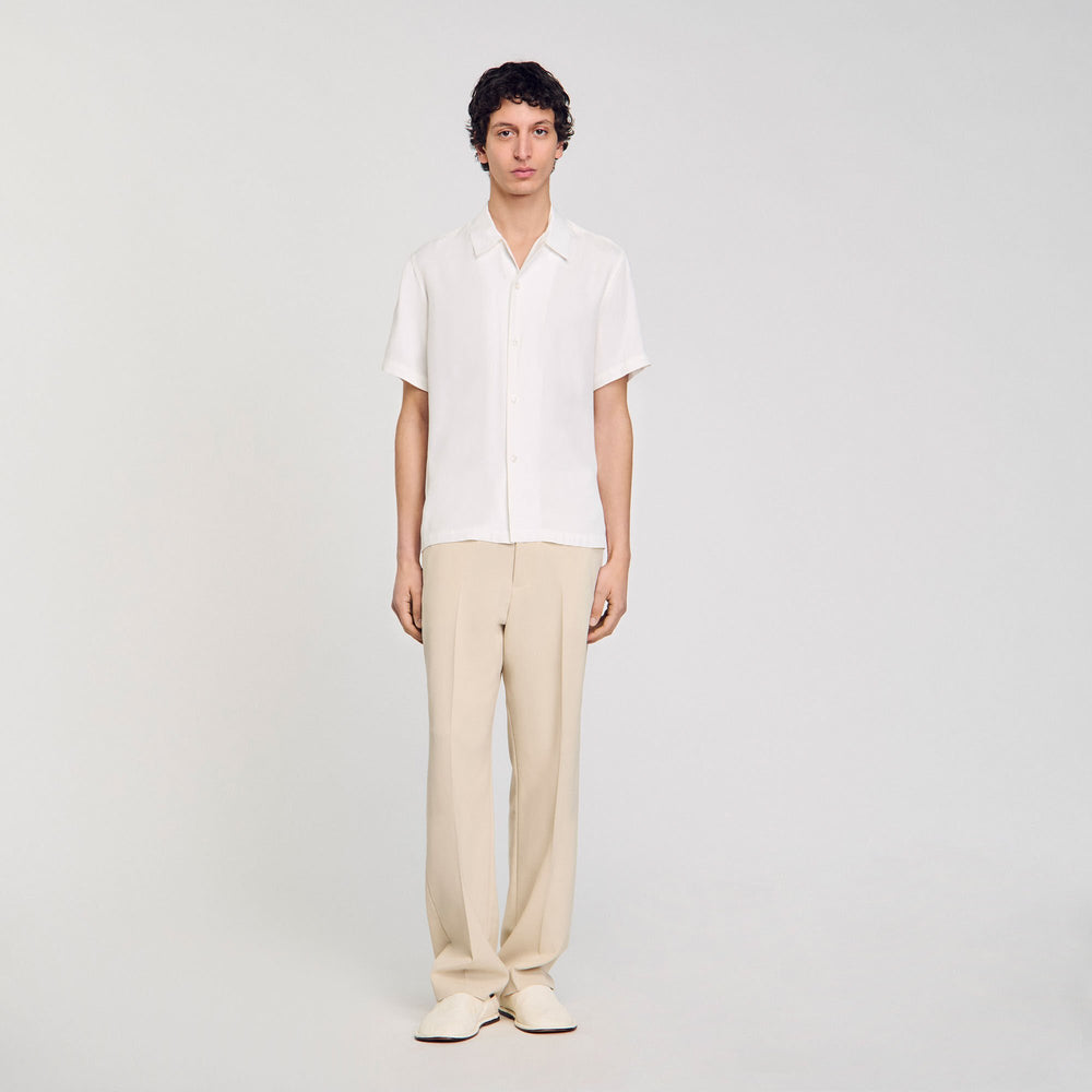 Sandro Men Shark collar shirt