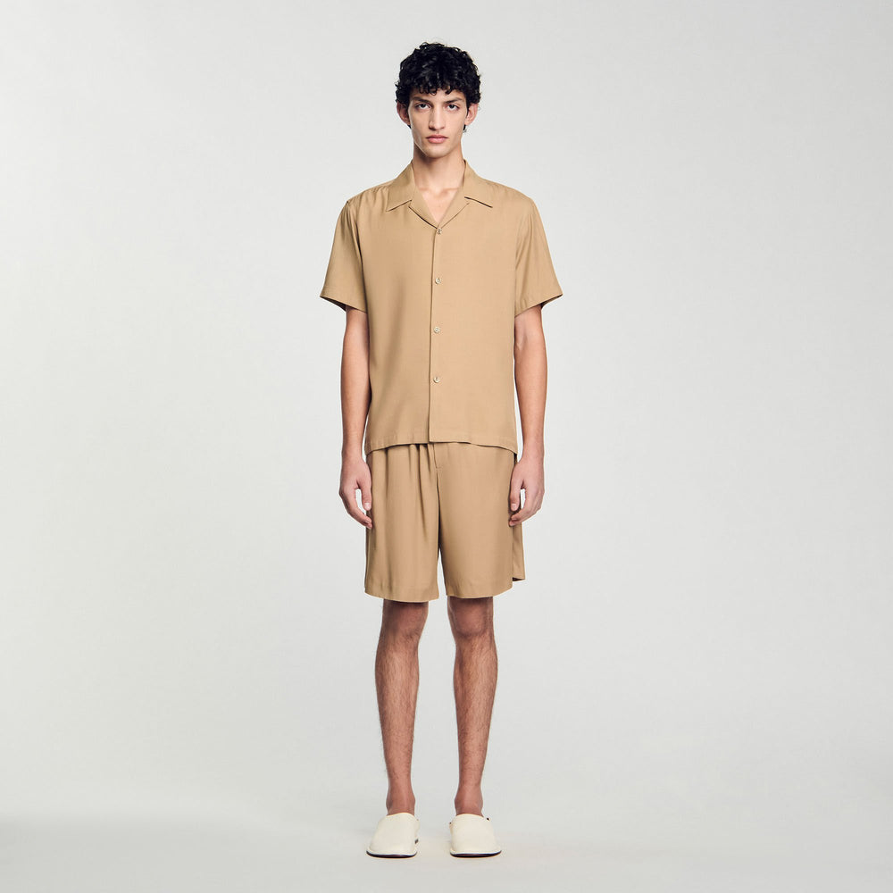 Sandro Men Shark collar shirt