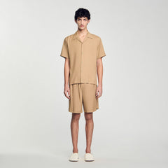Sandro Men Shark collar shirt