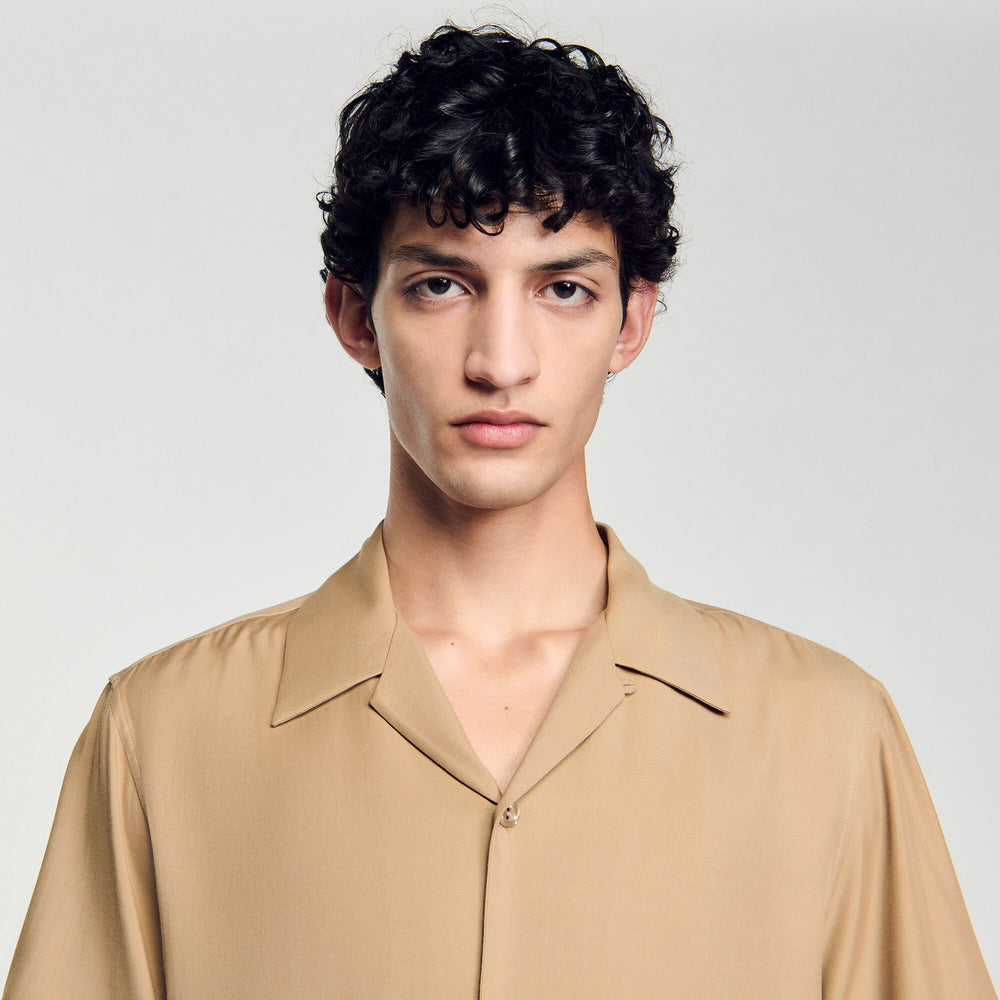 Sandro Men Shark collar shirt