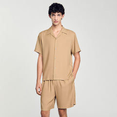 Sandro Men Shark collar shirt