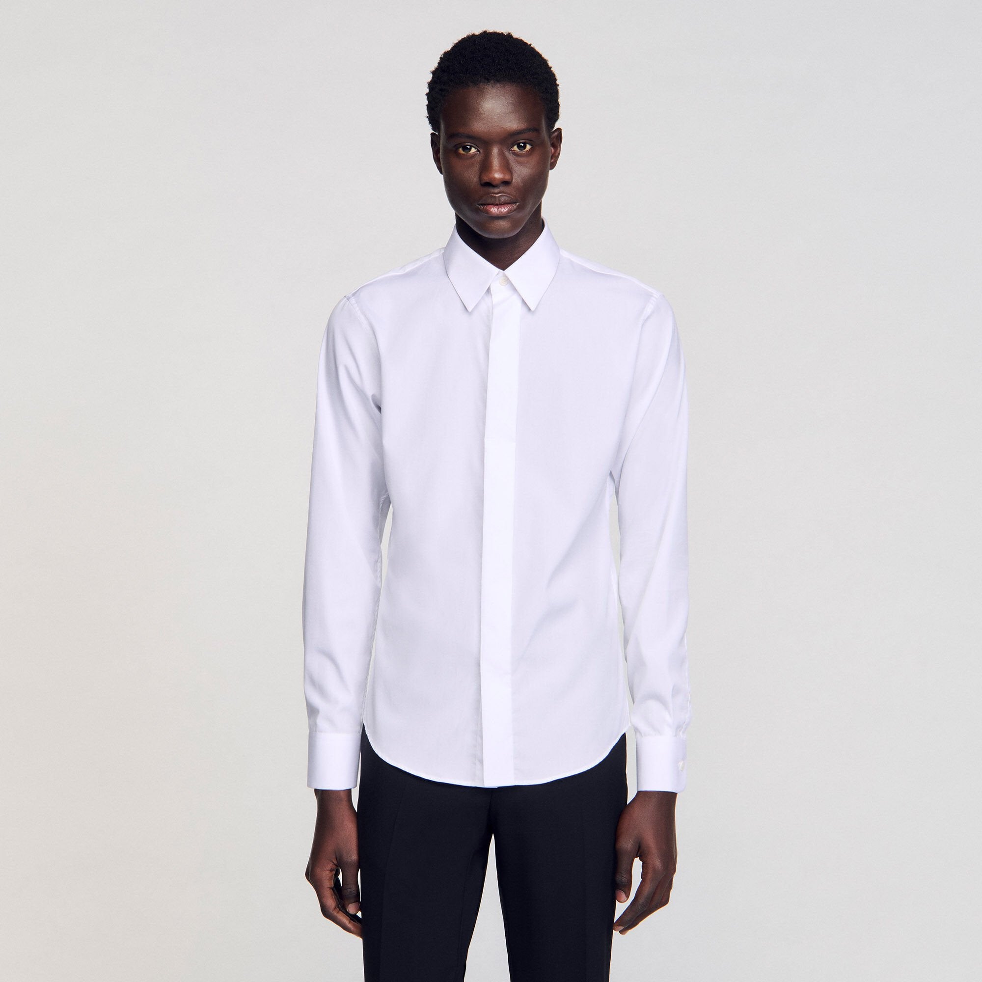 Sandro Men Cotton shirt