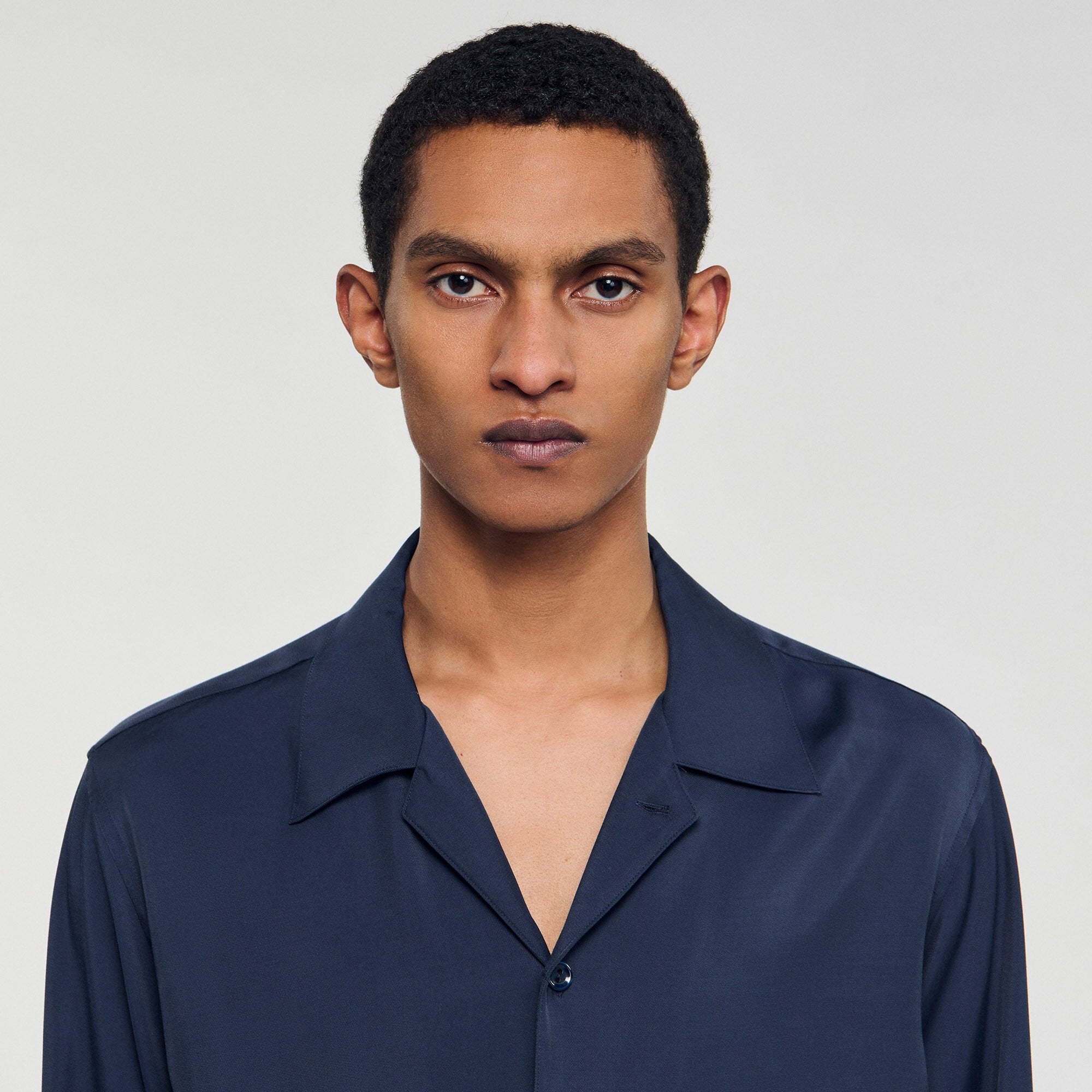 Sandro Men Flowy shirt