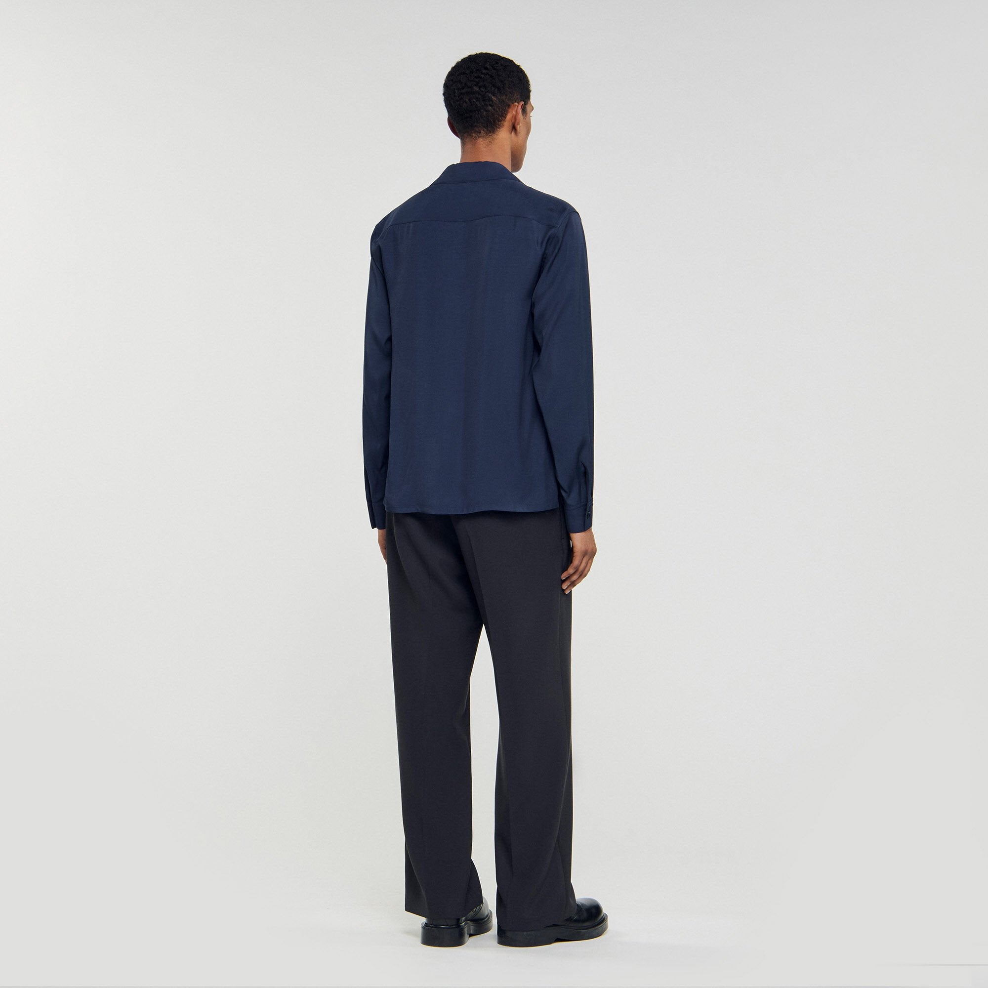 Sandro Men Flowy shirt