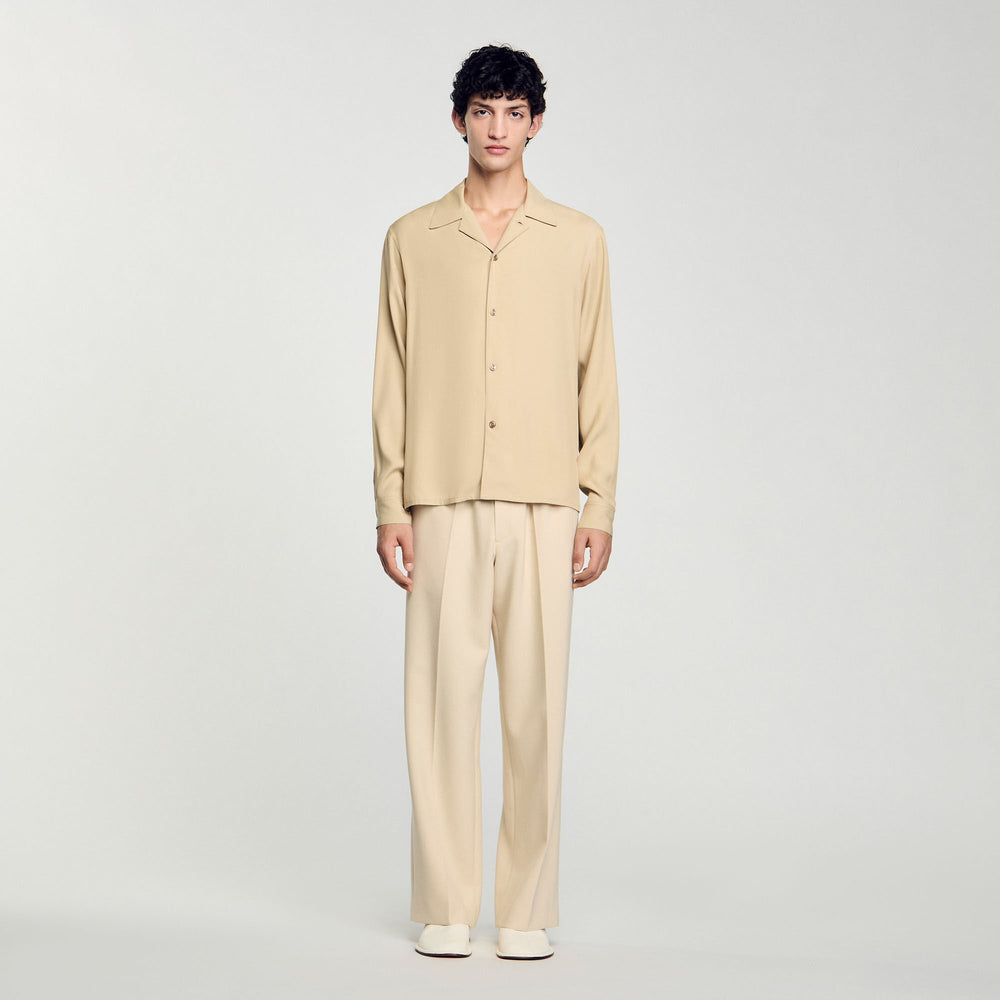Sandro Men Flowy shirt