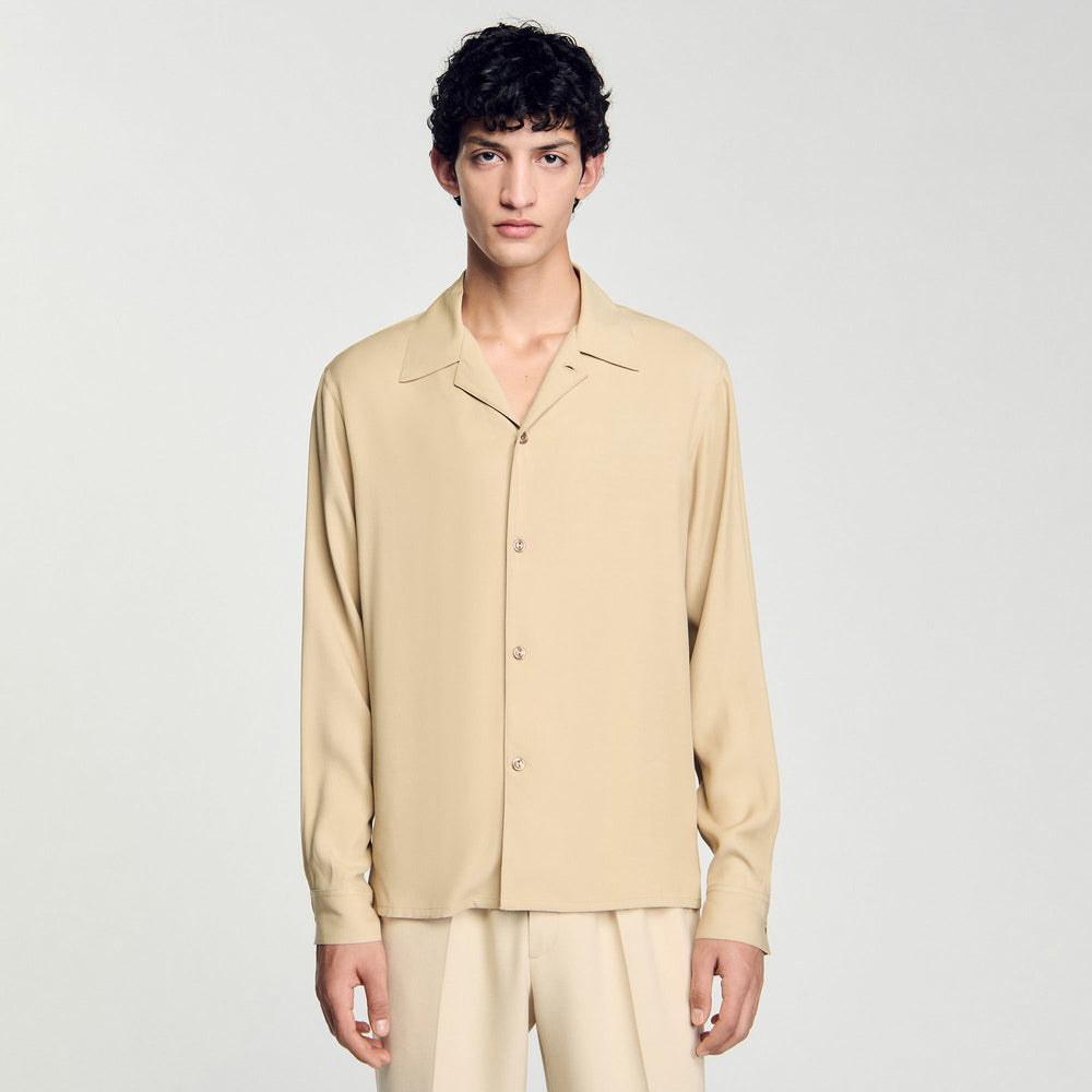 Sandro Men Flowy shirt