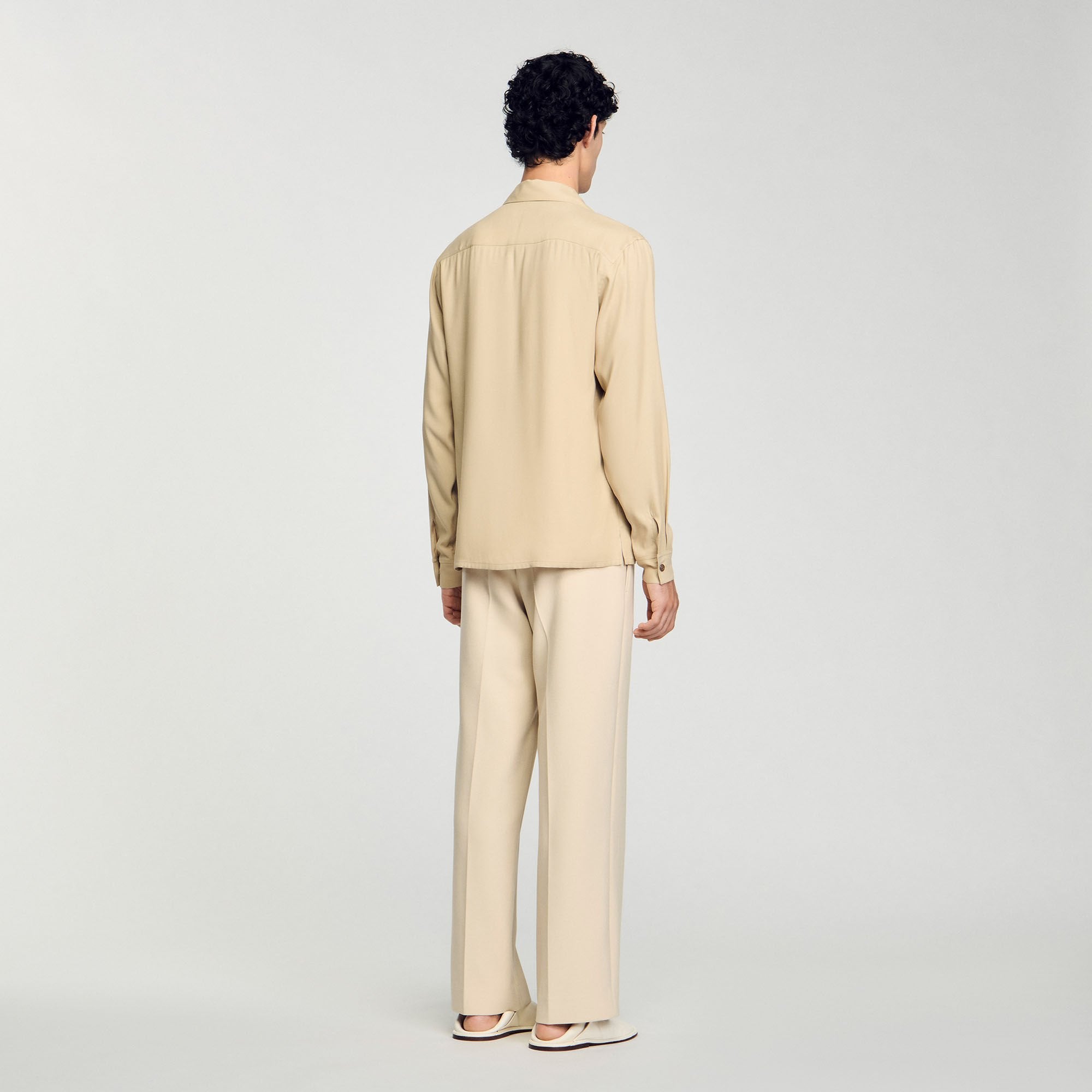 Sandro Men Flowy shirt