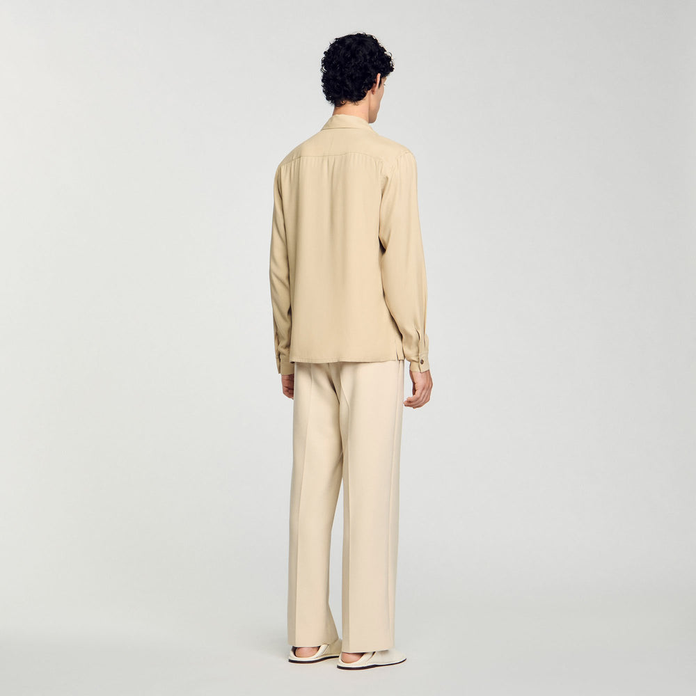 Sandro Men Flowy shirt
