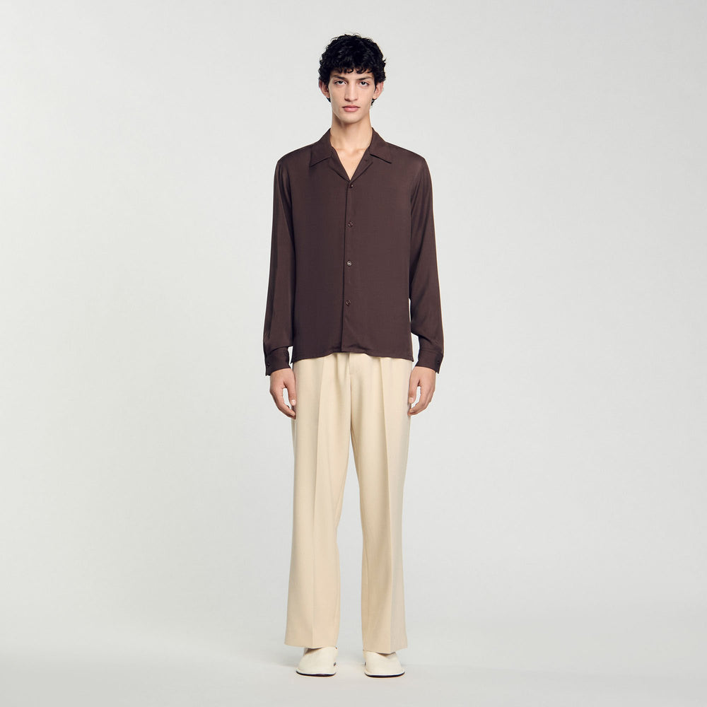 Sandro Men Flowy shirt