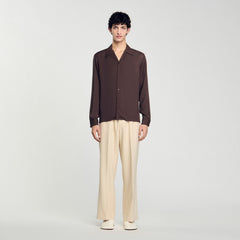 Sandro Men Flowy shirt