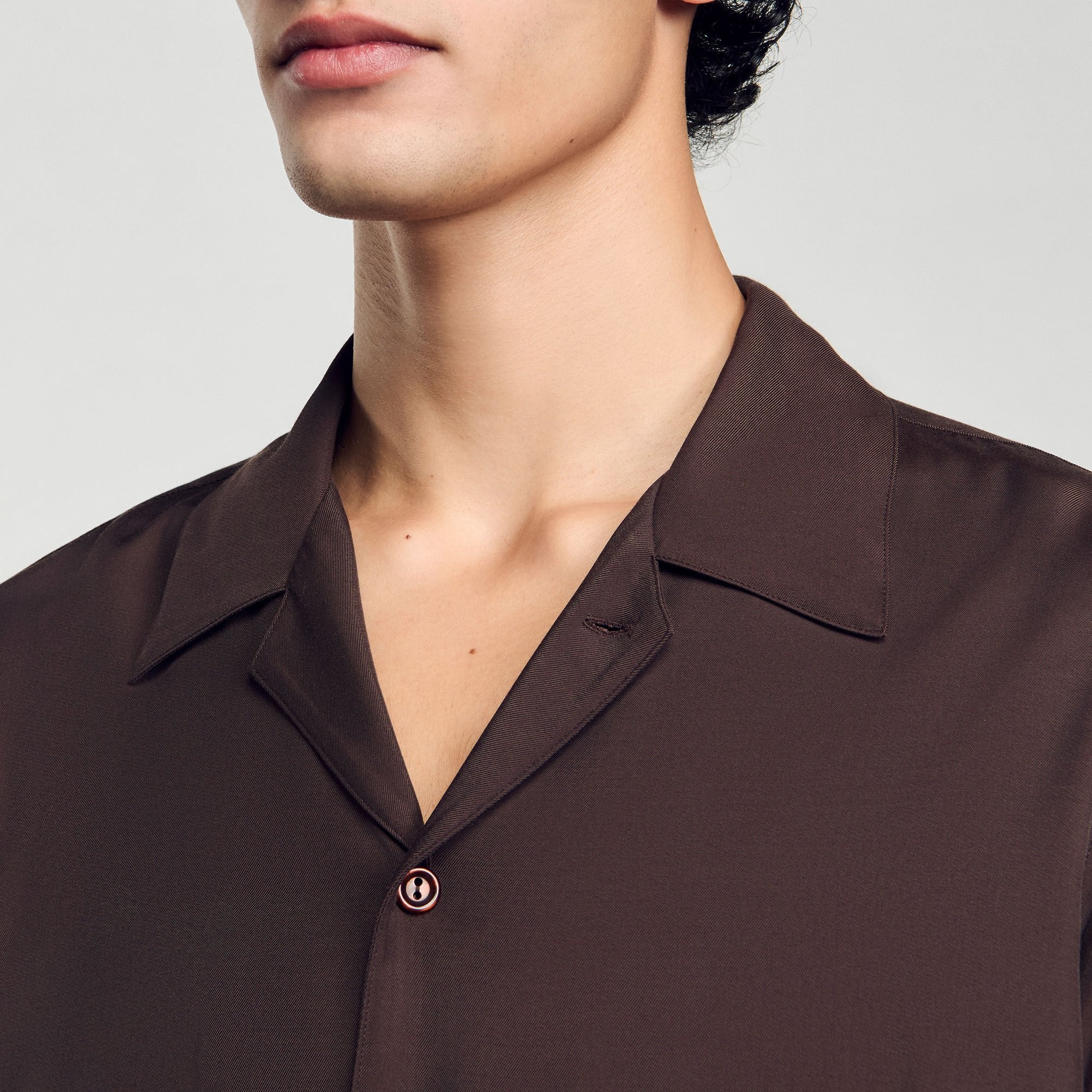Sandro Men Flowy shirt