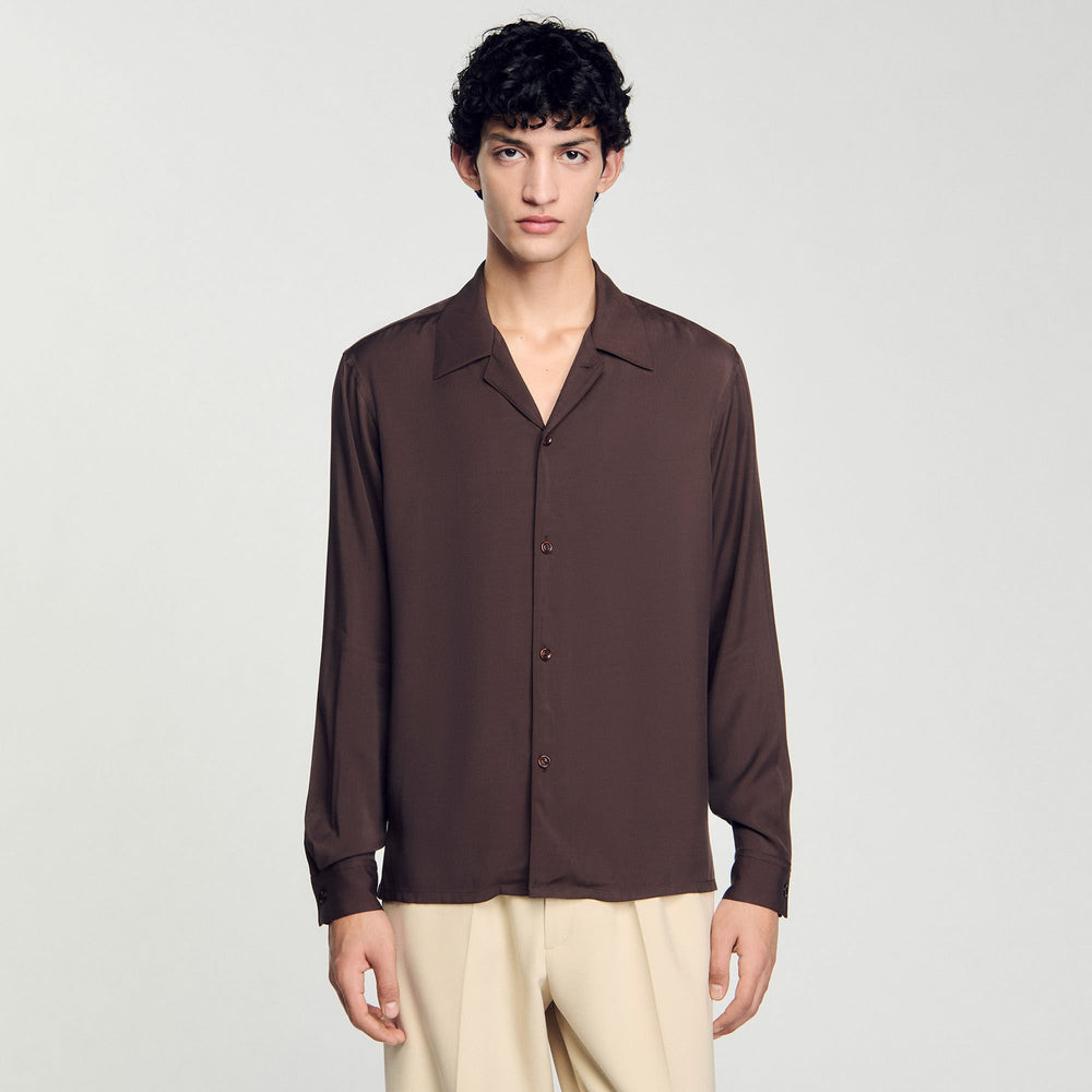 Sandro Men Flowy shirt