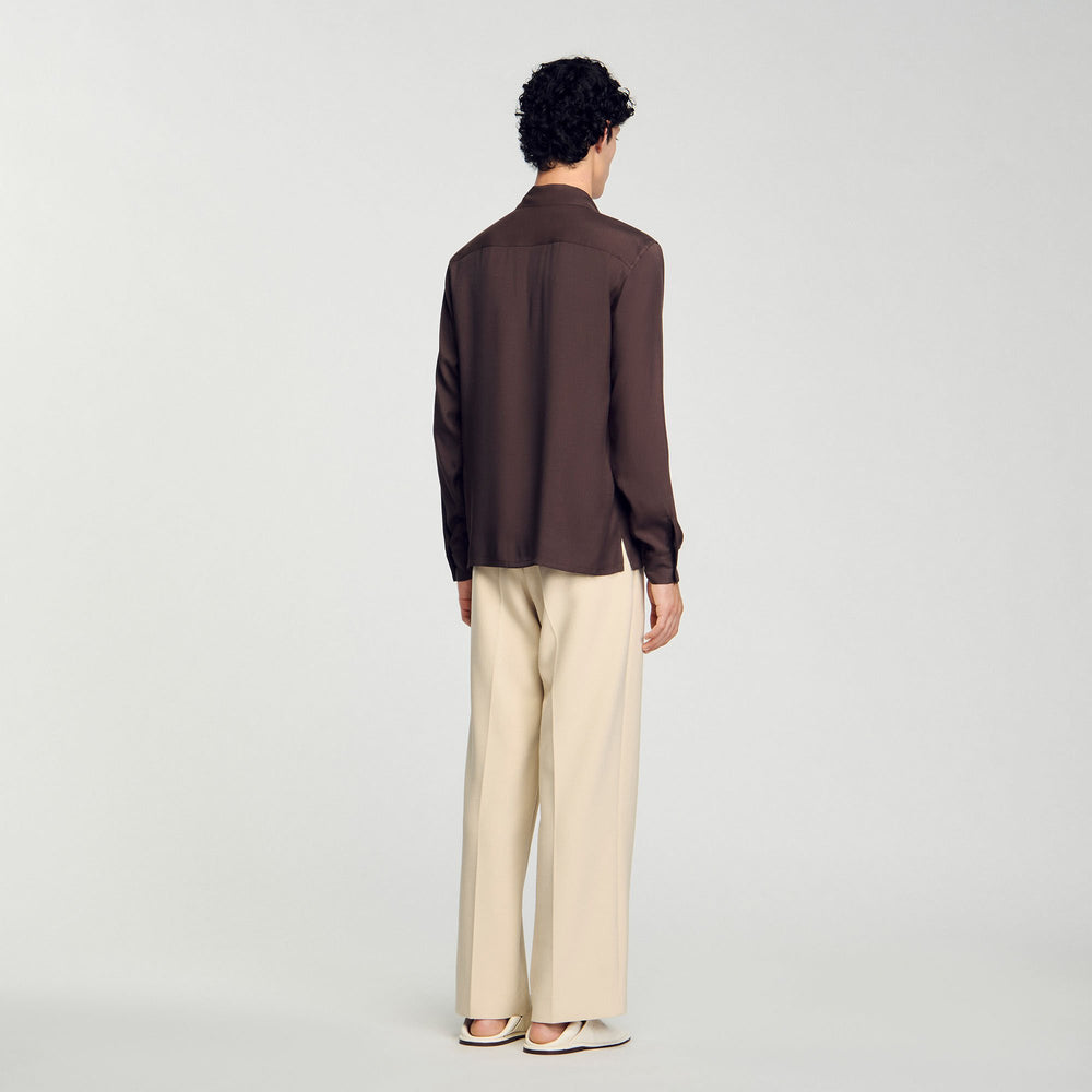 Sandro Men Flowy shirt