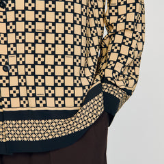 Sandro Men Printed loose-fit shirt