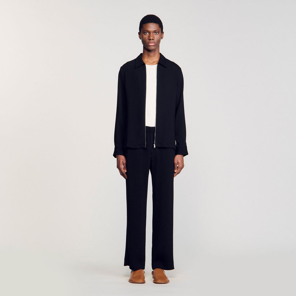 Sandro Men Pleated shirt