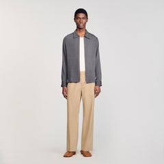 Sandro Men Pleated shirt